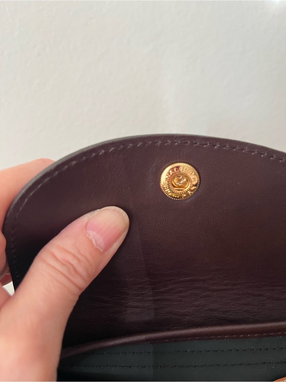 Longchamp Olive Velvet Tote with Dark Brown Leather Trim. Limited Edition. - Picture 5 of 11